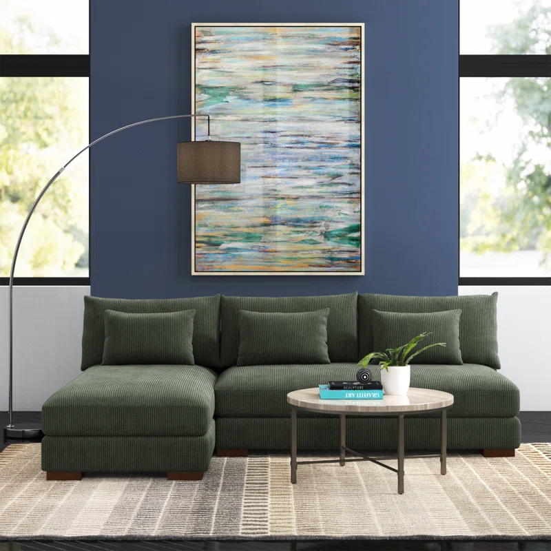 Wade Logan Reversible Sofa Couch