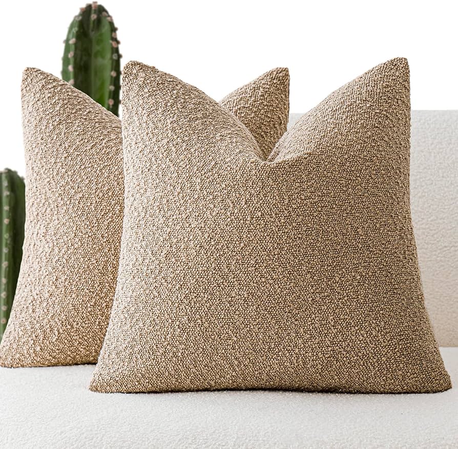 Throw Pillow Covers 24x24 Inch Set of 2
