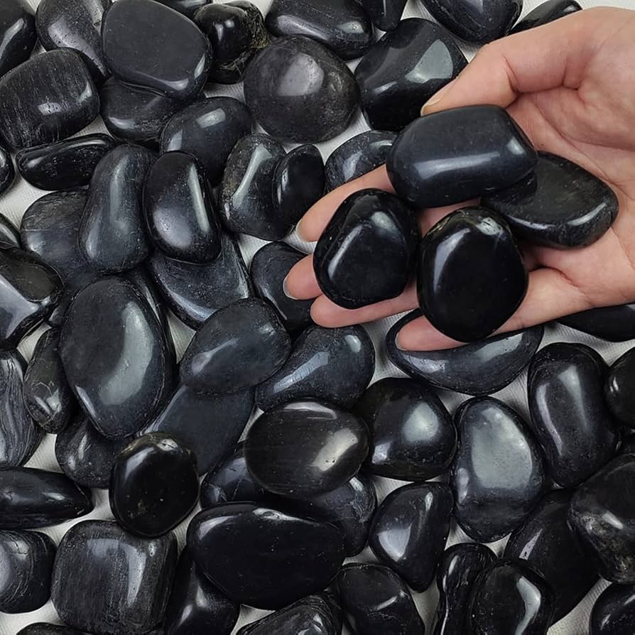 5 Lbs Black Rocks