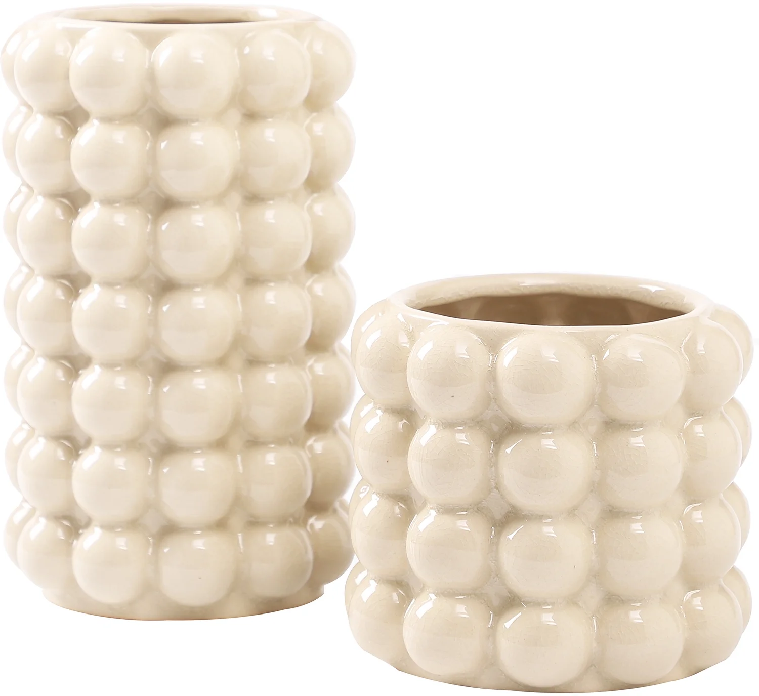 Ceramic Vases, Set Of 2