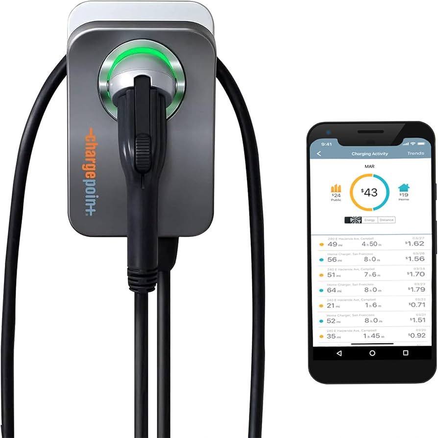 Chargepoint Homeflex Level 2 Ev Charger J1772