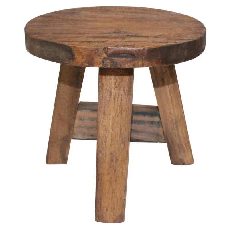 Vidaxl Solid Wood Accent Stool