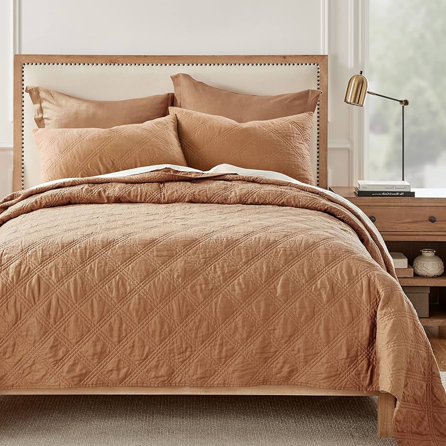 Washed Linen Sandstone Duvet - One Full/queen Duvet Cover - Levtex Home
