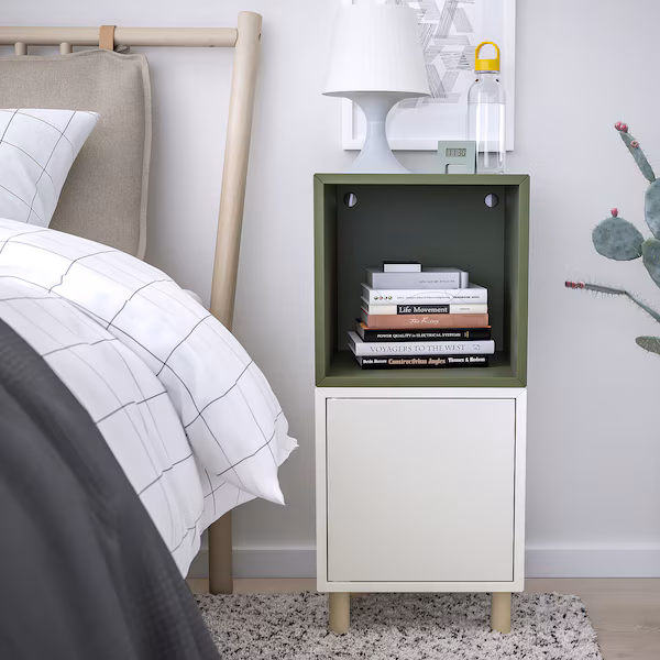 Eket Cabinet With Door, White, 133/4x133/4x133/4