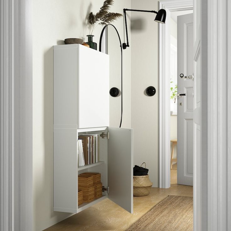 Bestå Wall Cabinet With 2 Doors, White/lappviken White, 235/8x85/8x503/8