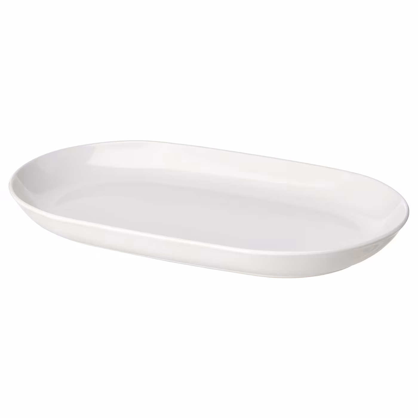 Godmiddag Serving Plate, White, 13x7