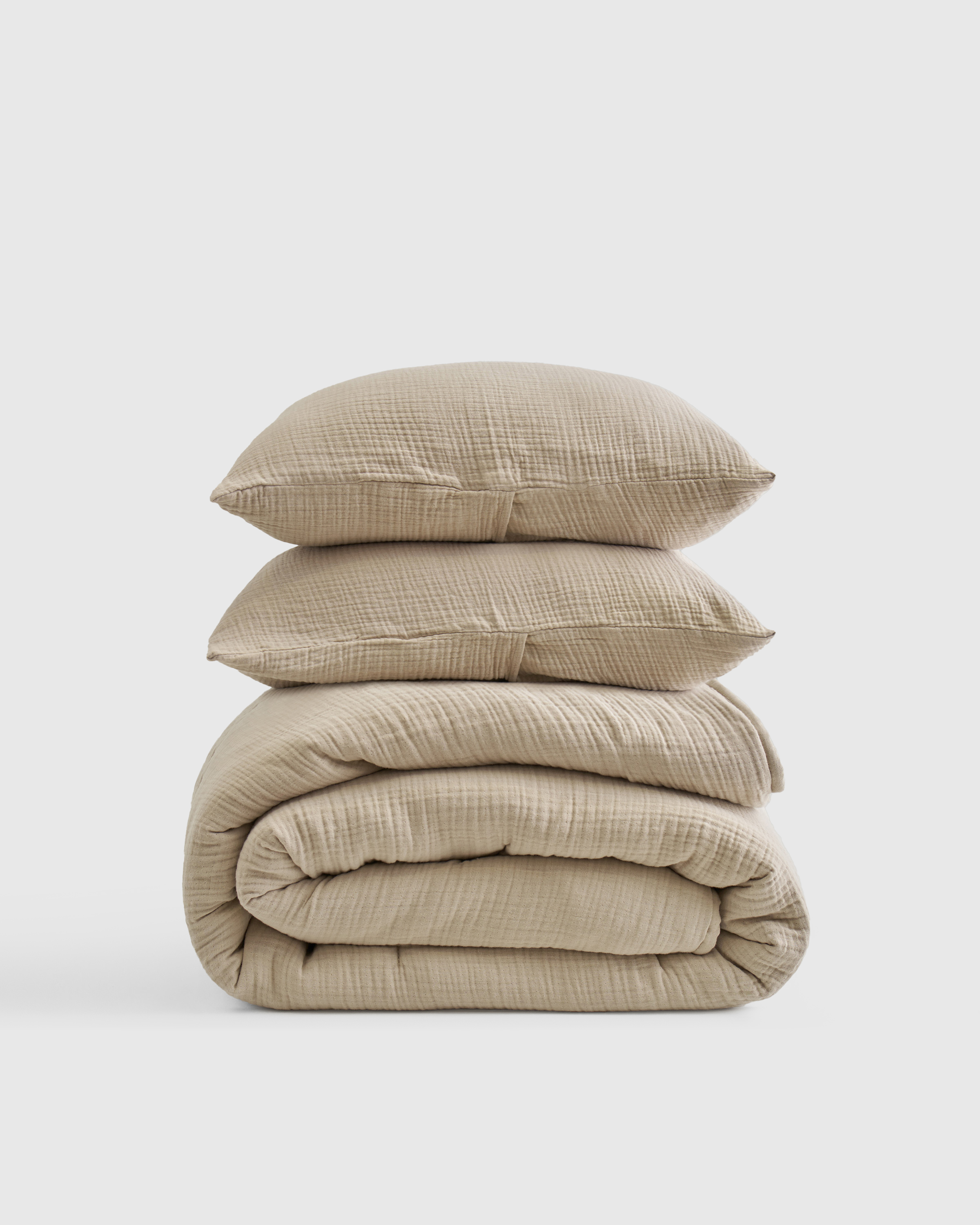 Organic Airy Gauze Quilt Set