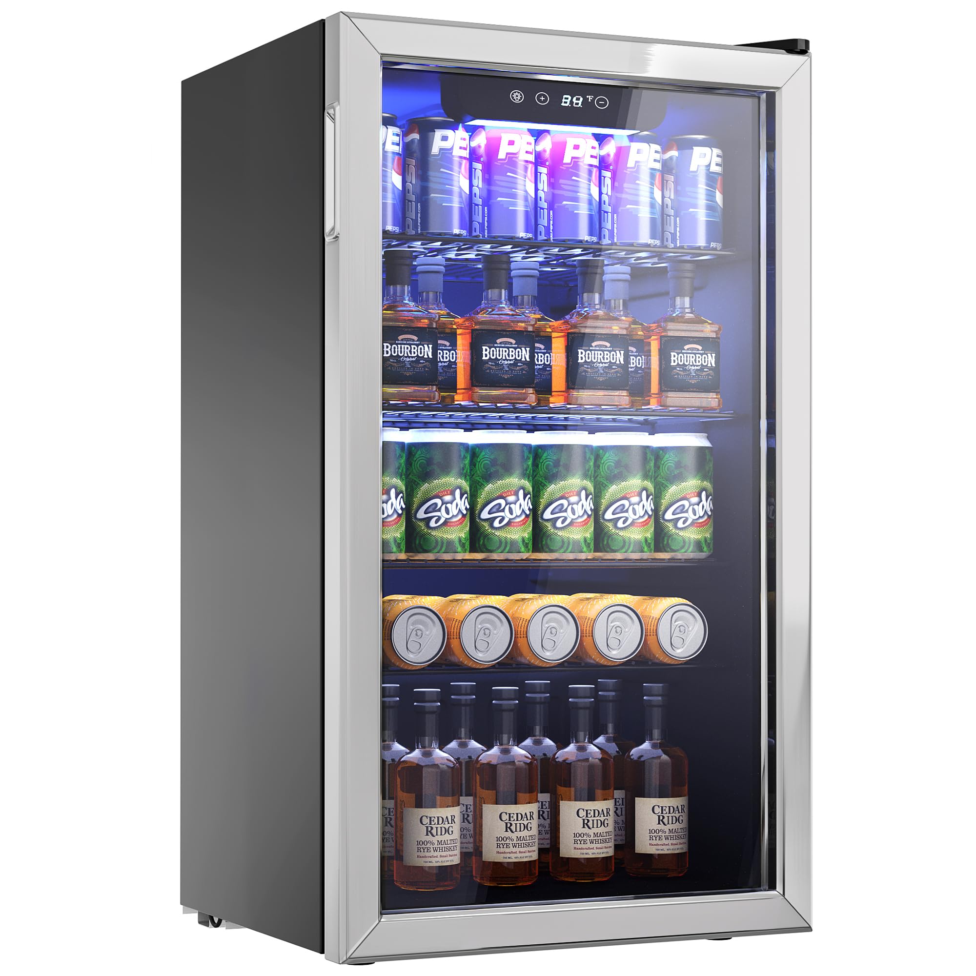 Mini Fridge Beverage Refrigerator  - 126 Can 