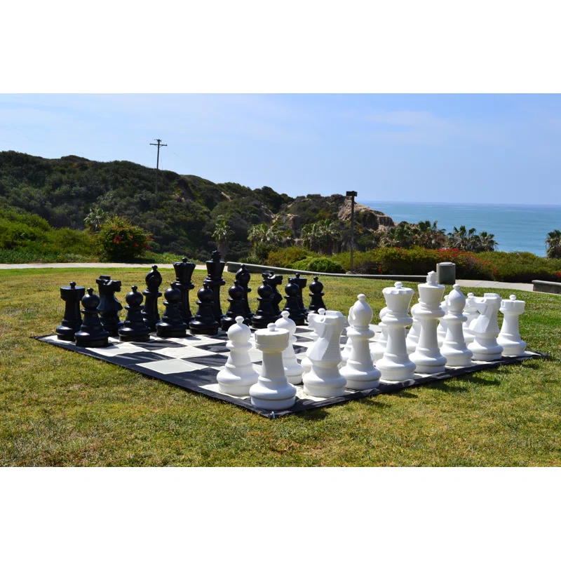 Mega Chess 25 Chess Set With Quick Fold Nylon Board