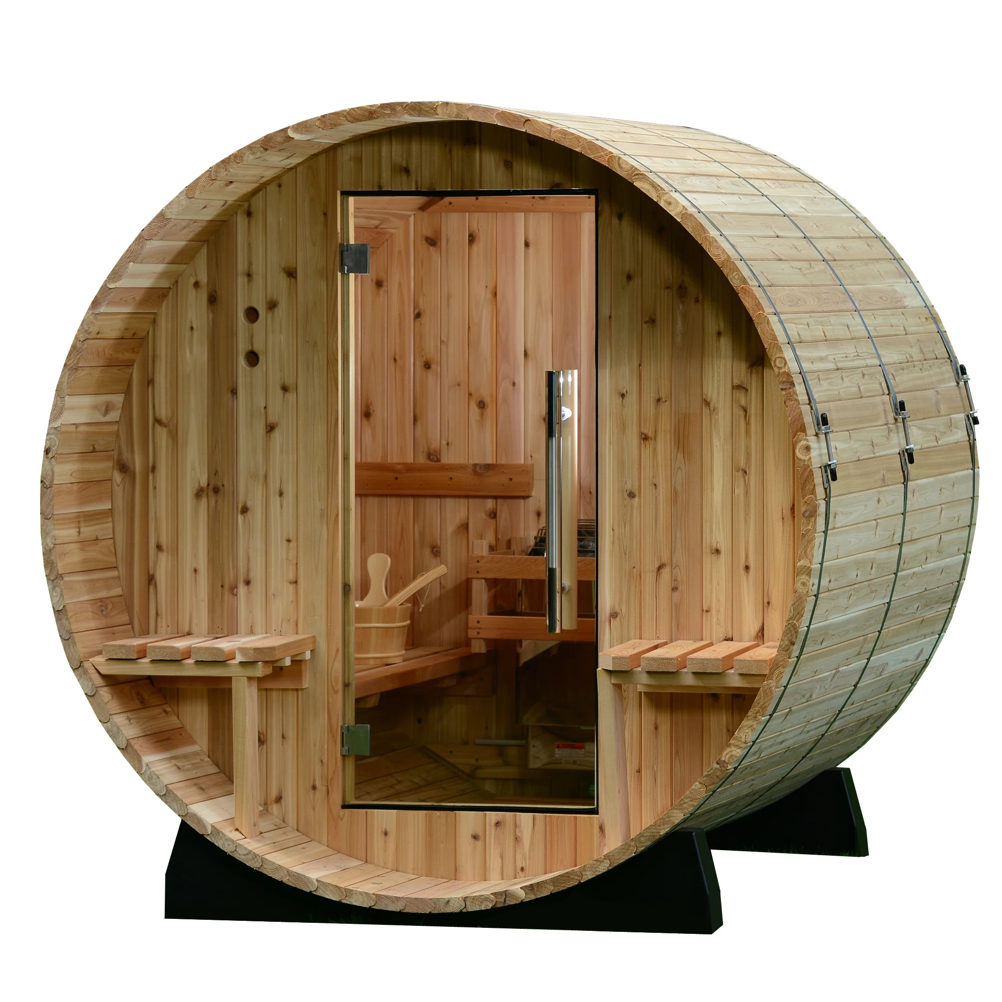 Almost Heaven 4 Person Traditional Steam Sauna In Cedar