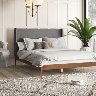Mercury Row Ellerman Tufted Platform Bed