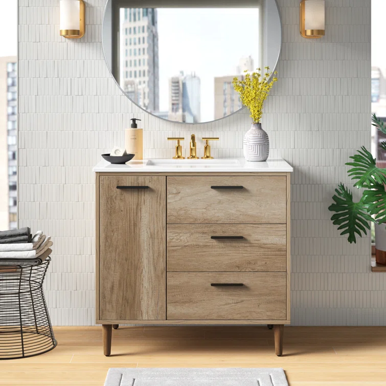 Mercury Row Burnie 36 Single Bathroom Vanity Set