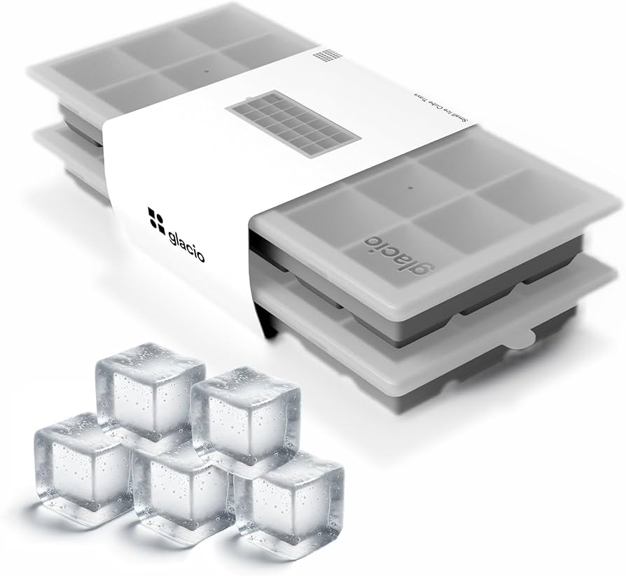 Ice Cube Trays With Lids -3 sets