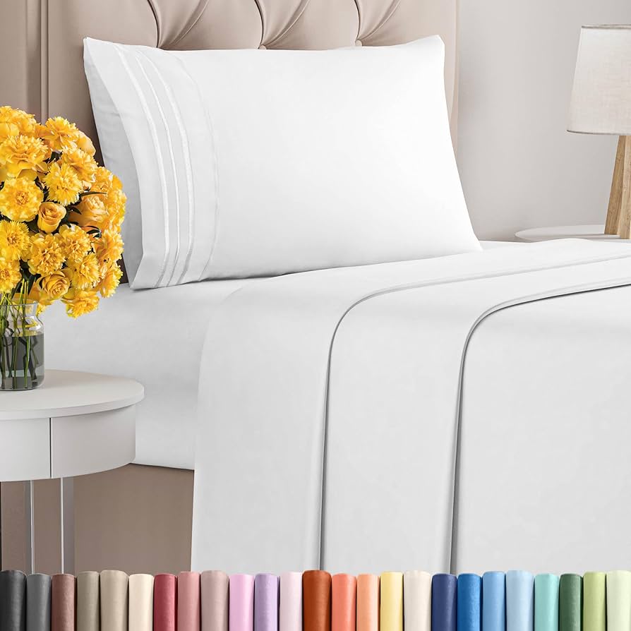 Twin Size 3 Piece Bed Sheet Set 