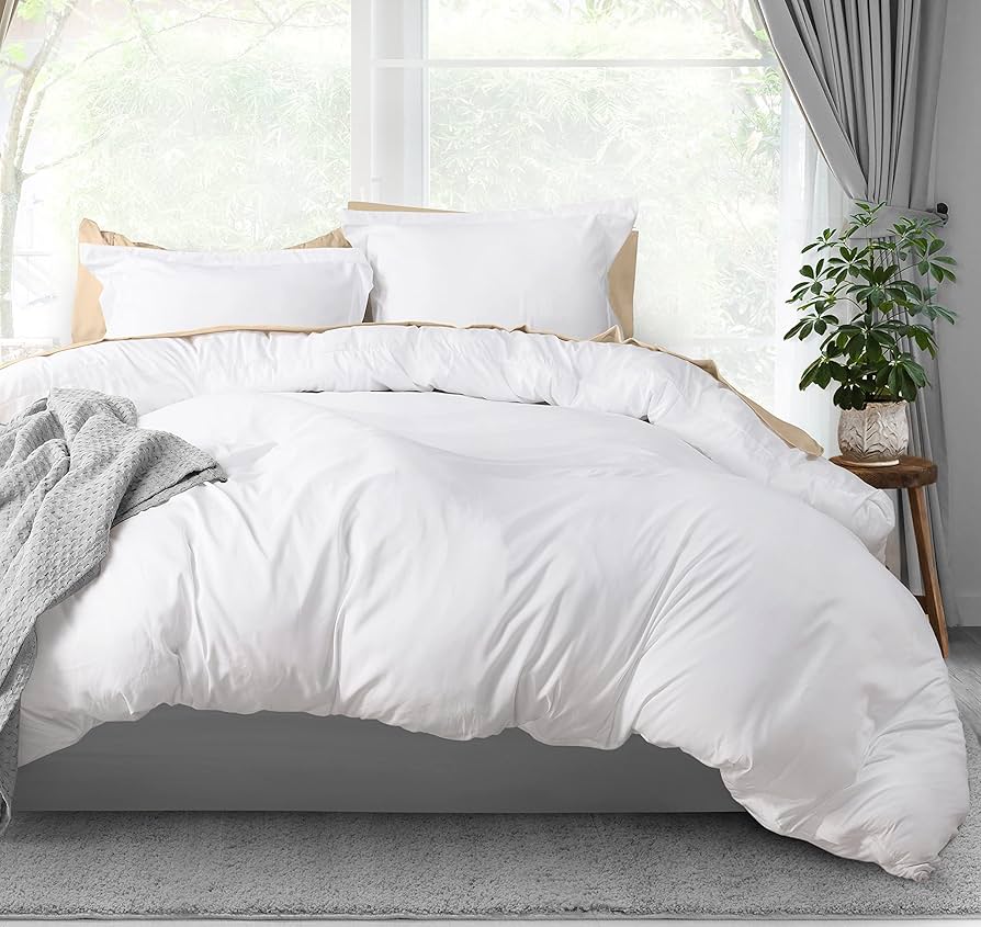 Bedding Duvet Cover King Size - 1 Duvet Cover With 2 Pillow Shams - 3 Pieces Bedding Duvet Cover With Zipper Closure
