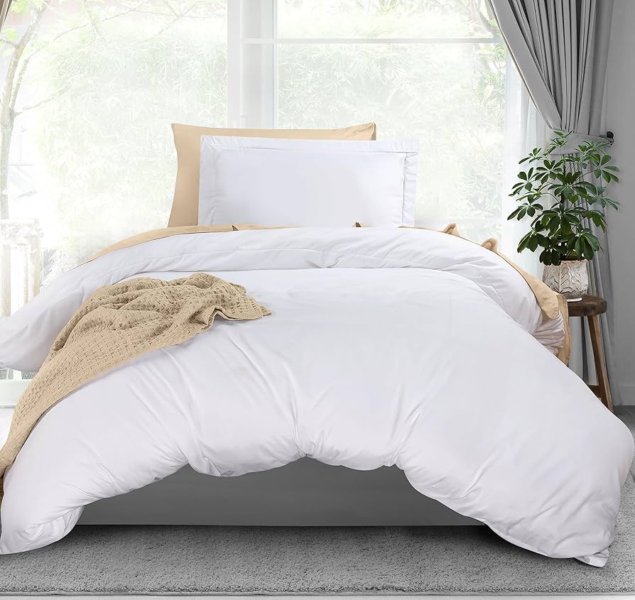 Bedding Duvet Cover Twin Size - 1 Duvet Cover With 1 Pillow Sham - 2 Pieces Bedding Duvet Cover With Zipper Closure