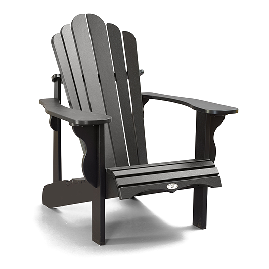 Leisure Line Classic Woodgrain Adirondack Chair By Tangent