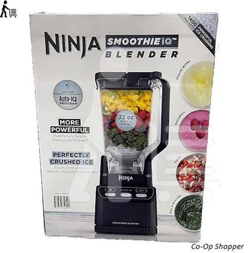 Ninja Smoothieiq Blender With 1400 Peak Watts, 72-oz. Pitcher, And Auto-iq