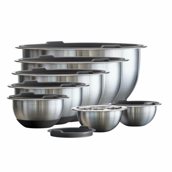 Tramontina 14-piece Stainless Steel Mixing Bowl Set With Lids