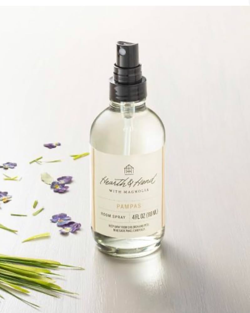 4 Fl Oz Pampas Room Spray - Hearth & Hand™ With Magnolia: Amber & Violet Scent, Linen & Pillow Mist