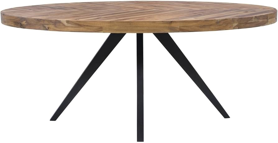 Moe's Home Collection Parq Acacia Wood Oval Dining Table - Tables