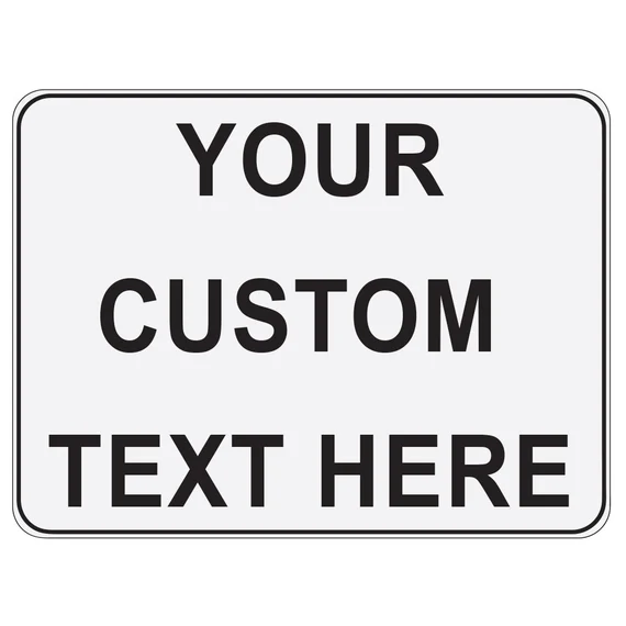 Aluminum Sign Custom Sign Custom Metal