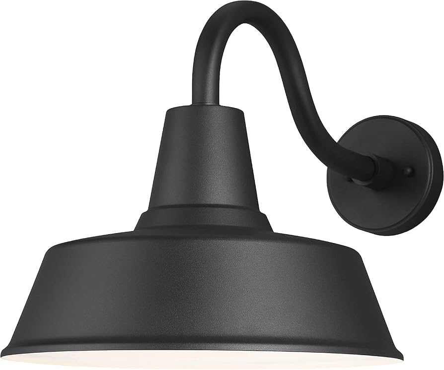 Barn Light-1 Light Large Outdoor Wall Lantern In Traditional Style-14 Inch Wide By 13.5 Inch High-black Finish-incandesc