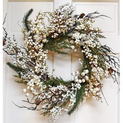 26" Berry Cedar Wreath
