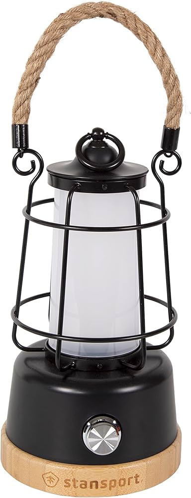 Stansport Rechargeable Hemp Rope Lantern - 1000 Lumen : Sports & Outdoors