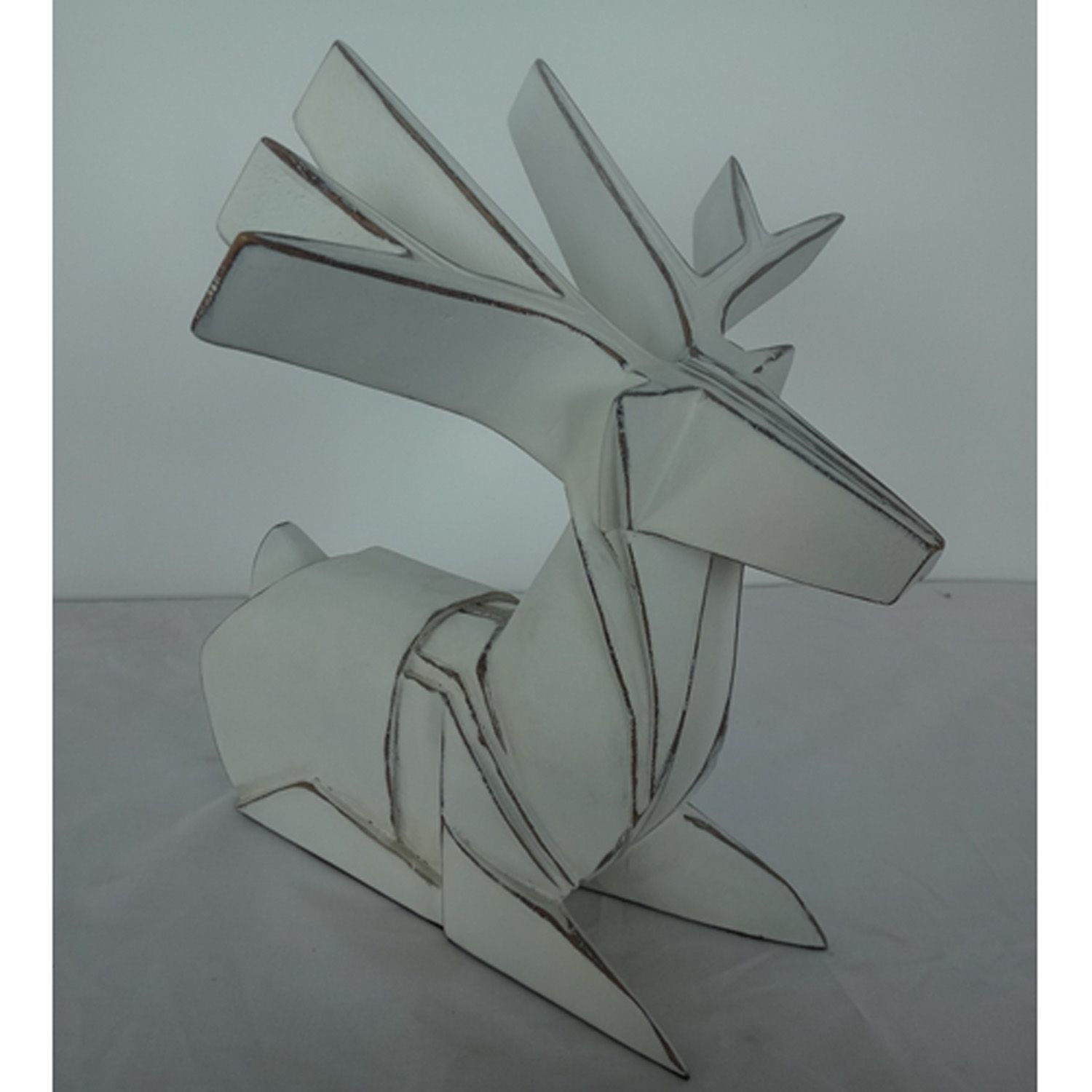 Stylized Deer Sculpture