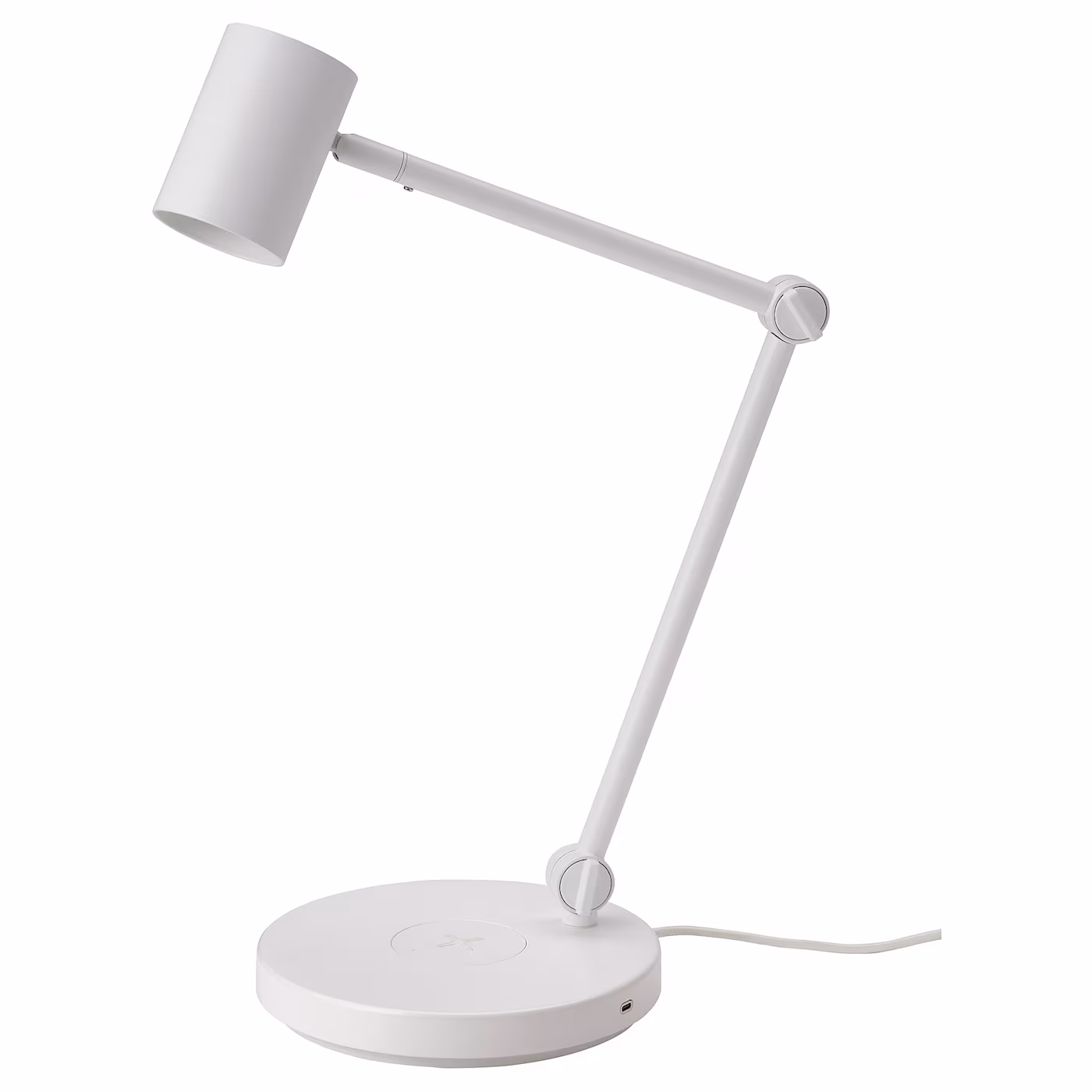 Nymåne Work Lamp With Wireless Charging, White