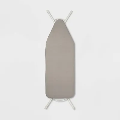 Wide Ironing Board White Metal With Creamy Chai Cover - Room Essentials