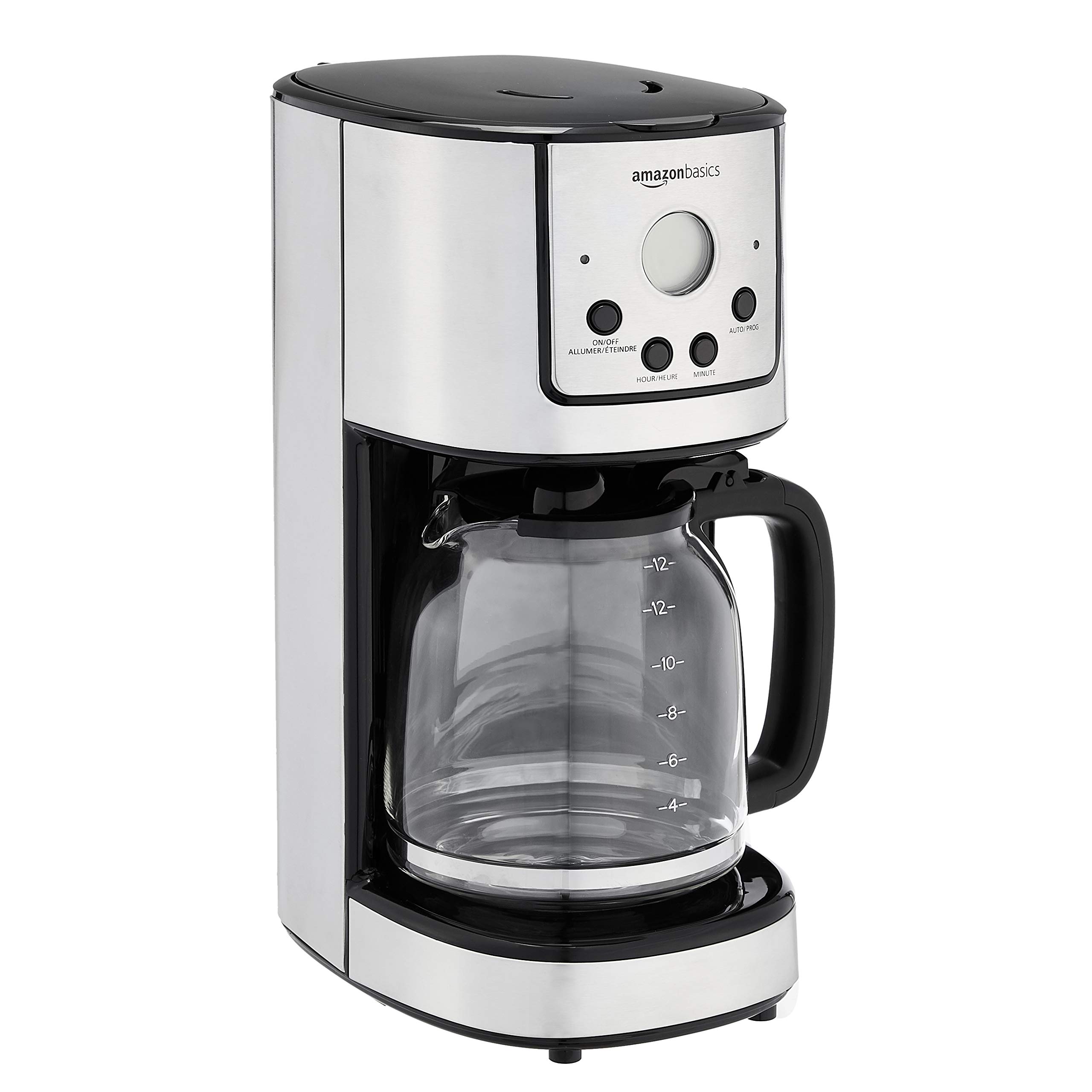 Basics Programmable Coffee Maker With Drip-free Carafe And Reusable Filter