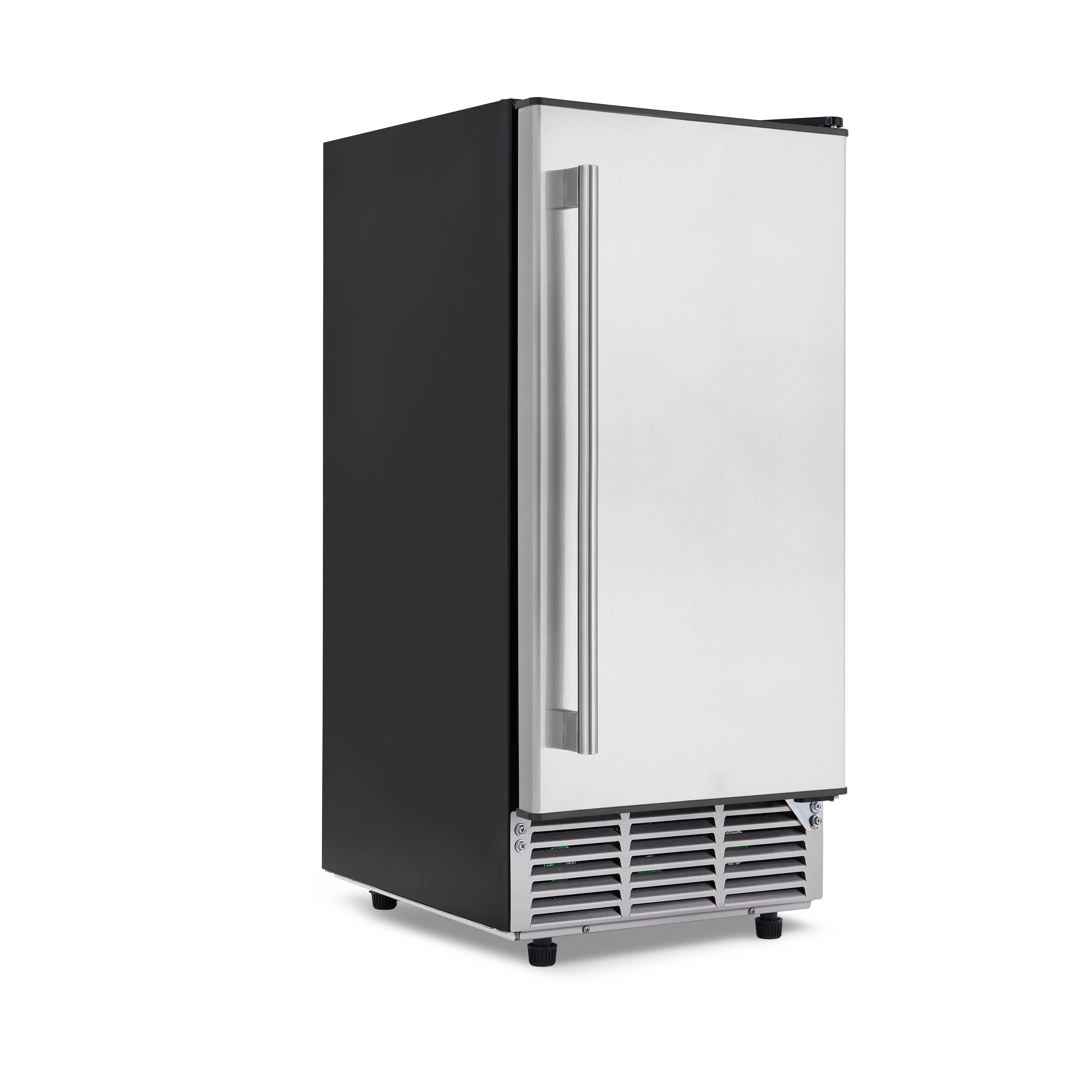 Newair 15in 80 Lbs Daily Production Clear Ice Cube Maker Undercounter Built In Or Freestanding