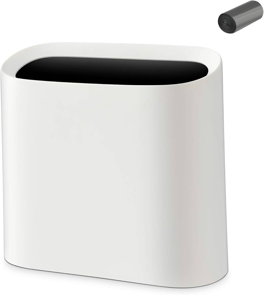 Subekyu 2.3 Gal Trash Can For Bathroom