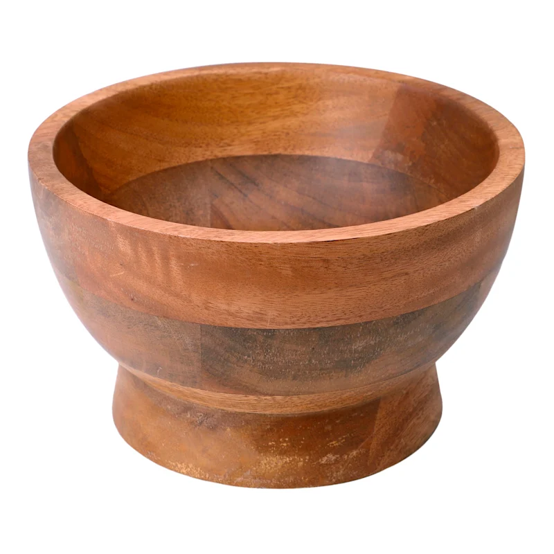 Honeybloom Mango Wood Decorative Bowl, 8