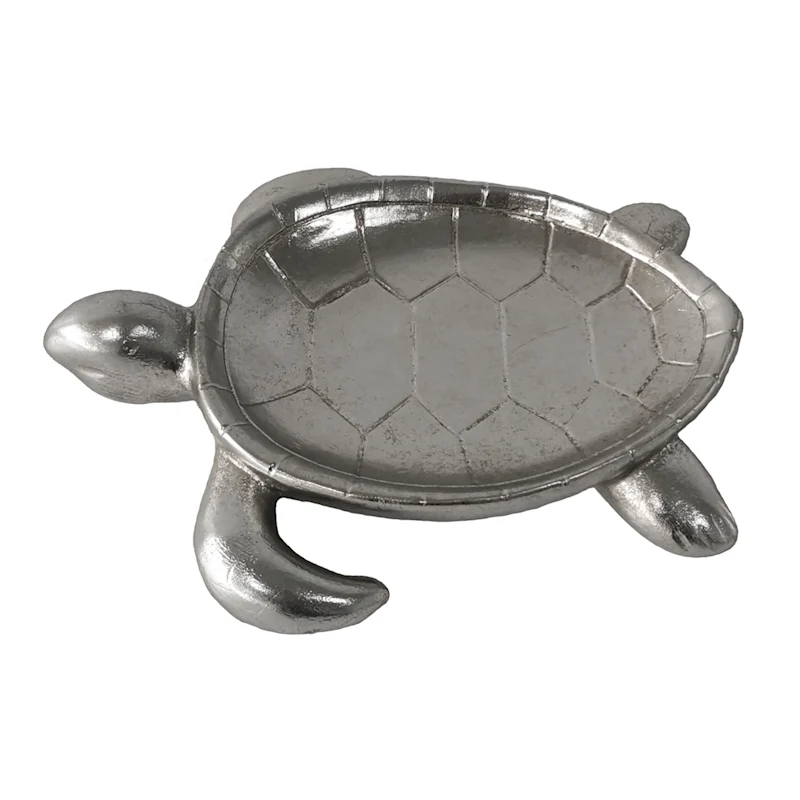 Ty Pennington Metallic Sea Turtle Decorative Plate 8.5in | Home Decor