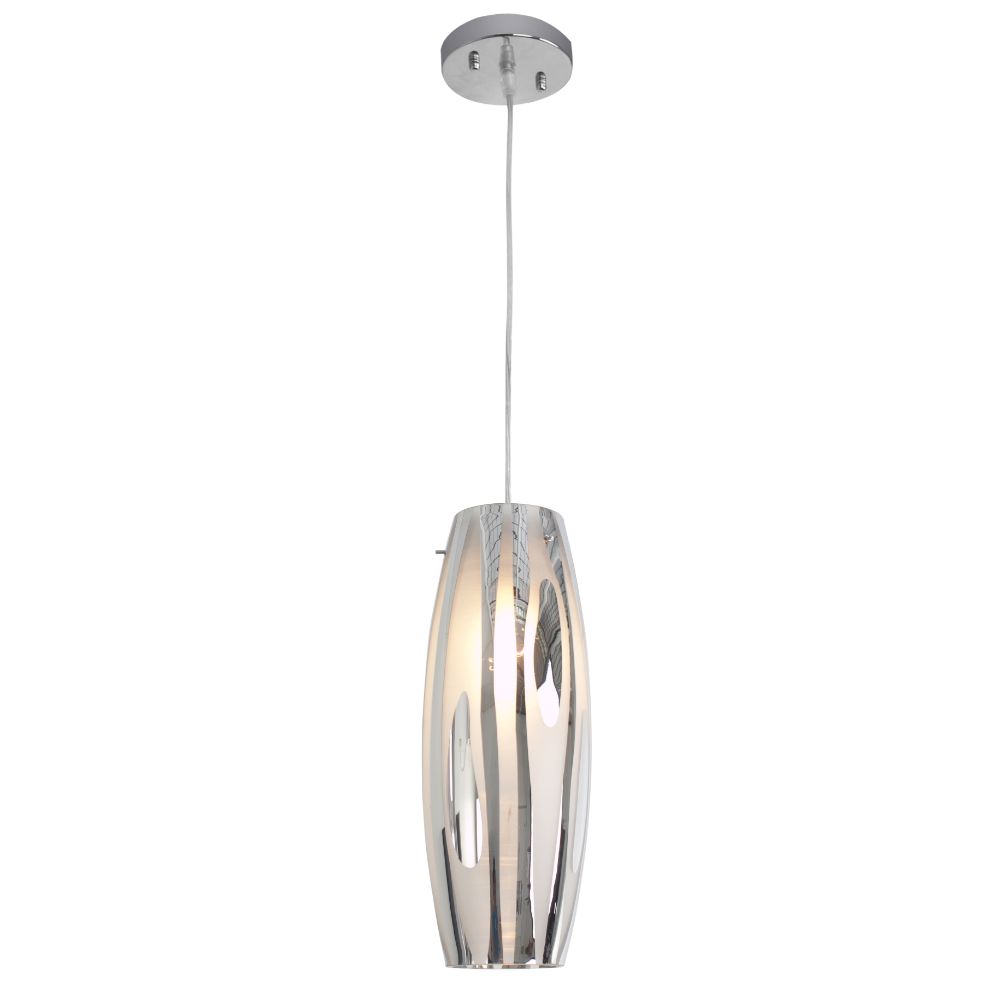 Ac1070 - Varaluz Ac1070 Chroman Empire 1-lt Mini Pendant - Chrome