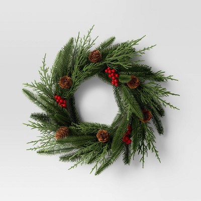 Christmas Holiday Mix Mini Wreath Wreaths - Room Essentials