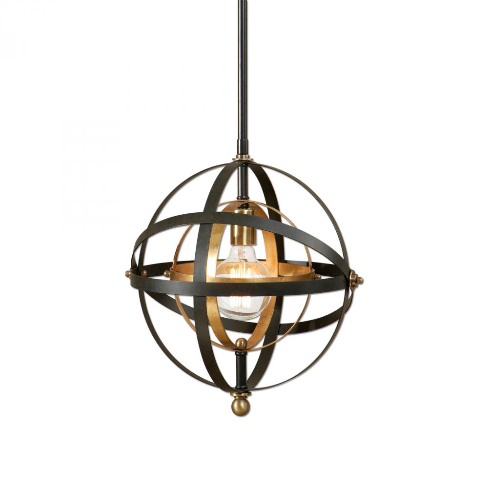 Uttermost Rondure 1 Light Sphere Mini Pendant : 22039