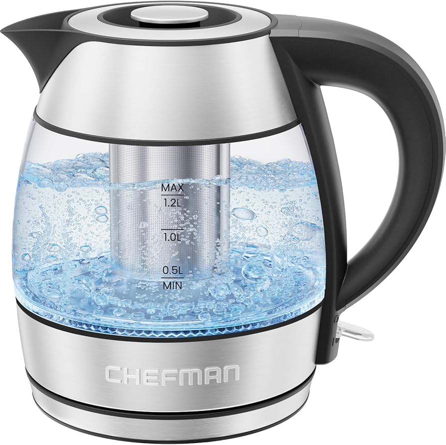 Chefman Electric Kettle With Tea Infuser