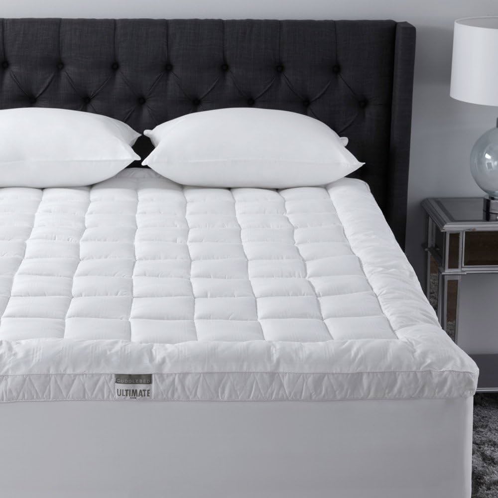 Live Comfortably Cuddlebed Down Alternative Mattress Topper (queen) : Home & Kitchen