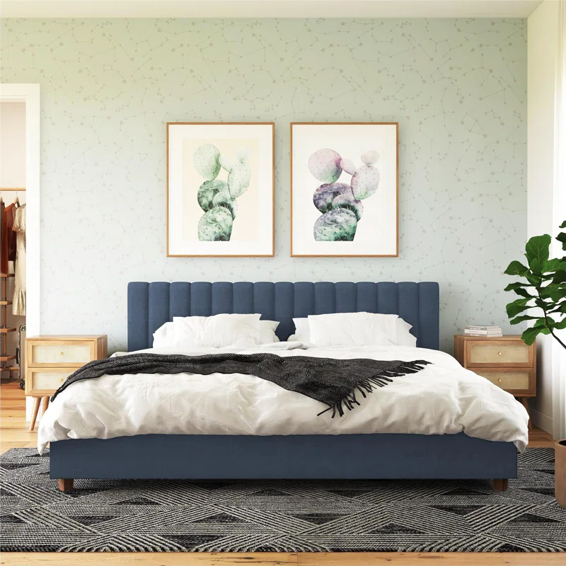 Brittany Upholstered Platform Bed