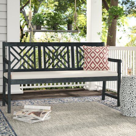 Alcott Hill Stanwich Wooden Garden Bench
