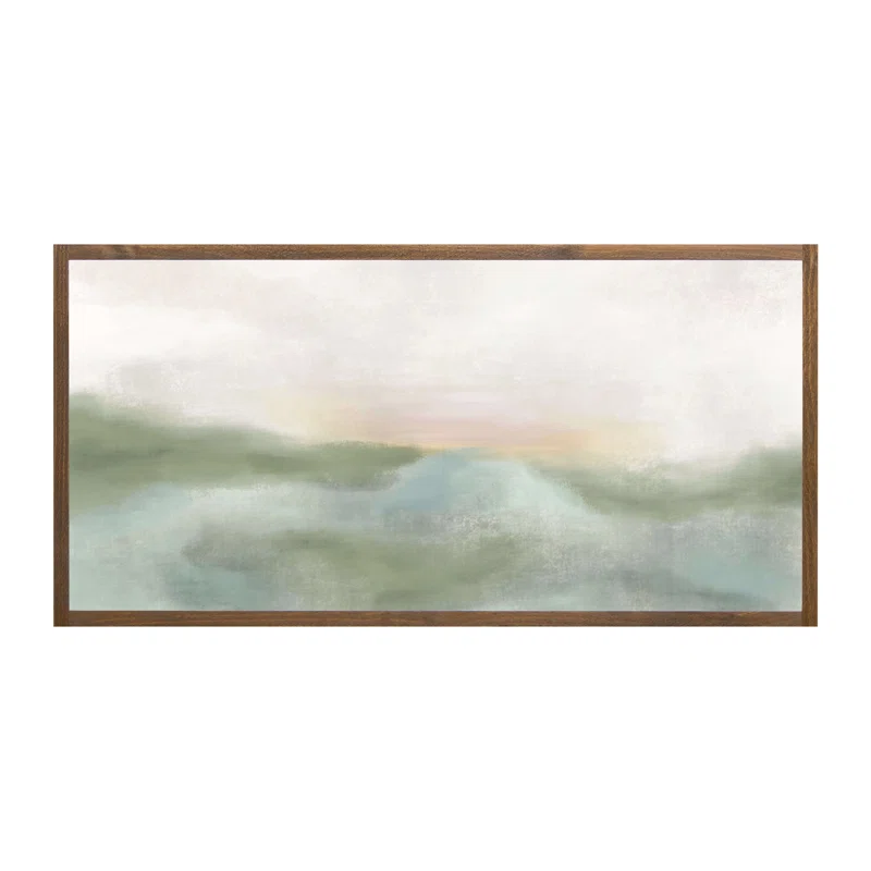 Orren Ellis Morning Mercies Abstract Wood Framed Wall Art