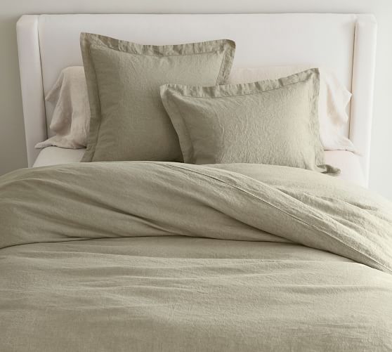 Belgian Flax Linen Duvet Cover Flax