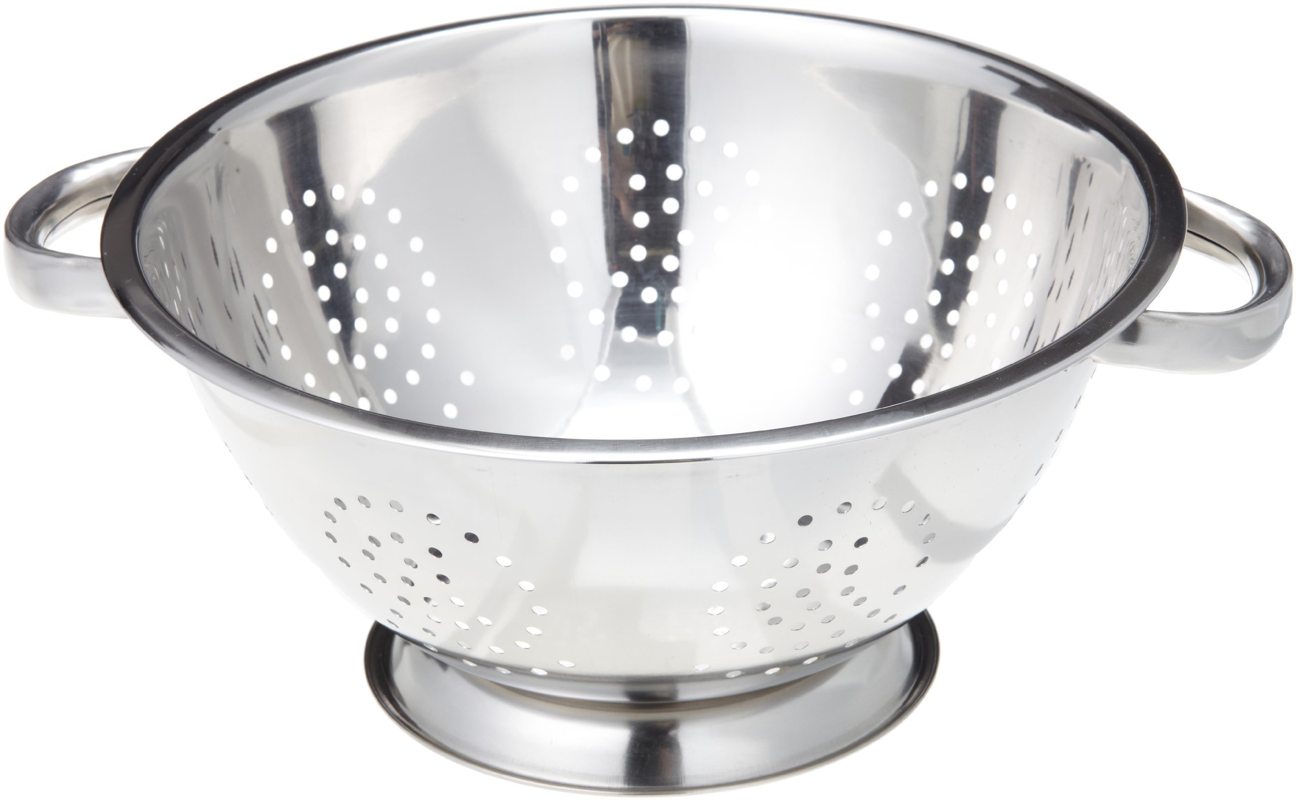 Excelsteel Heavy Duty Handles And Self-draining Solid Ring Base Stainless Steel Colander