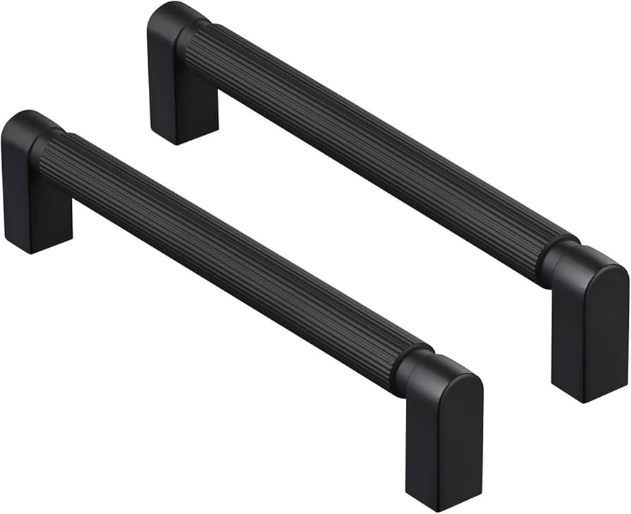 Cileytion 10 Pack Matte Black Cabinet Handles