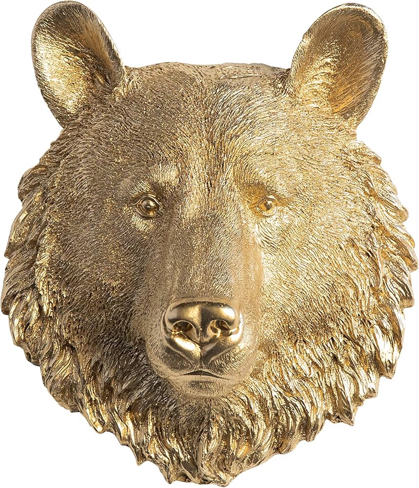 Near And Deer Mbe08 Faux Taxidermy Bear Head Wall Mount
