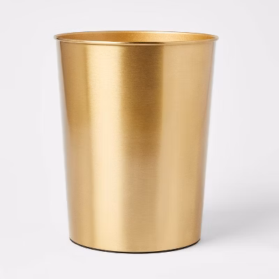 Antique Wastebasket Brass - Threshold